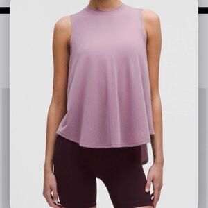 Lululemon Lavender Luxe XL Lightweight Split-Back Training Tank Top